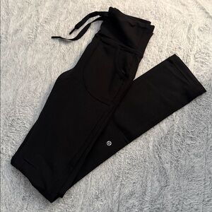 lululemon athletica Black Straight Leg Leggings tall long 2